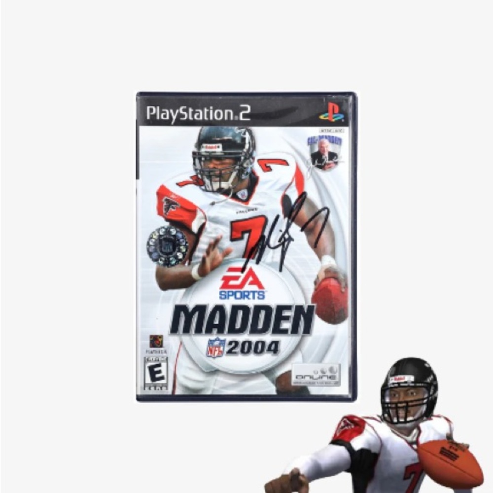 Signed Mike Vick Madden NFL 2004
